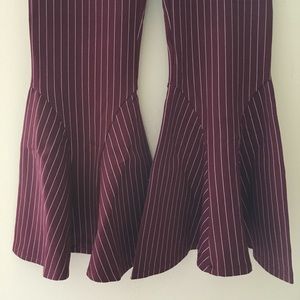 Flared Pants Free People Mari Ponté-Knit